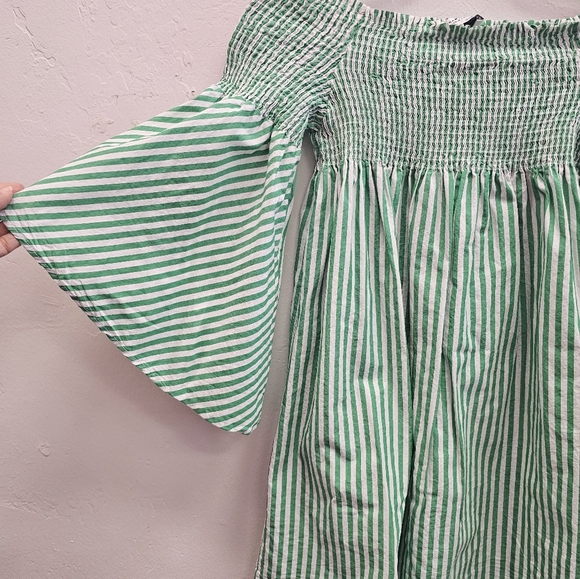 Summer, casual, vacation, office, Maternity green, Zara, school, teacher, beach - Picture 2 of 6